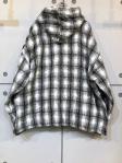 Old Oversized Check Zip Up Hoodie