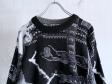 vintage 2-Ply Design Sweater