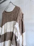 vintage Torn Knit Border Sweater